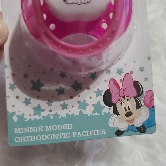 Disney Baby Pink Minnie Mouse Orthodontic Pacifier (NWT) - Picture 4 of 6